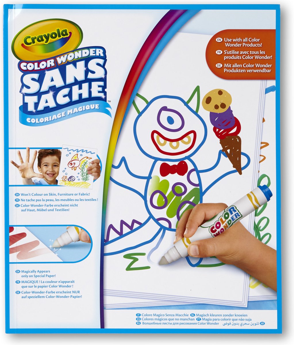 Crayola – Farbwunder – Malbuch – neutraler Zeichenblock