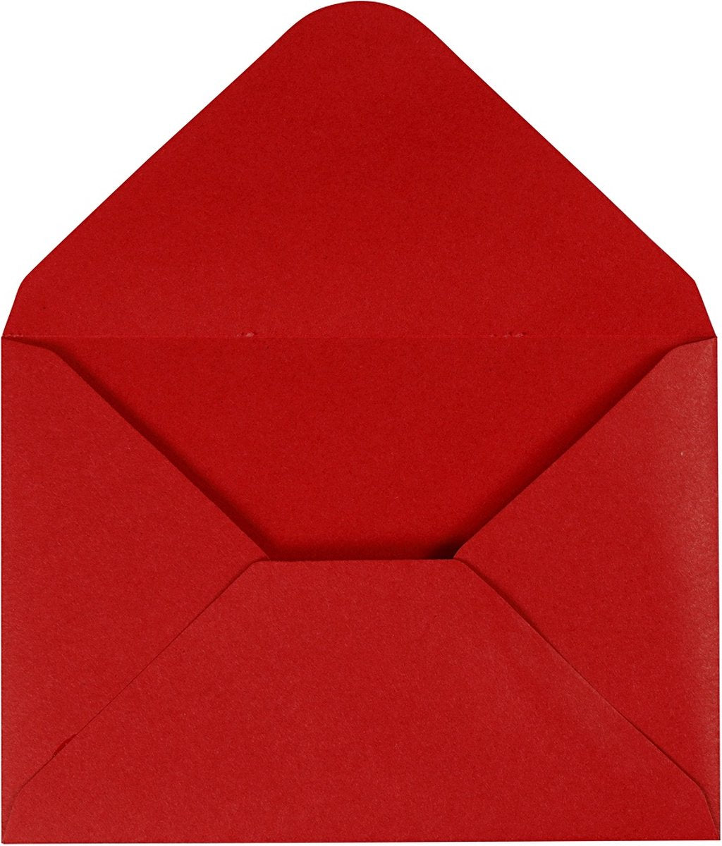 Creativ Company Envelope Red, 11,5x15cm, 10st.