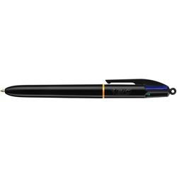 Ballpoint pen 4 kleuren pro 0,4 mm blauw, zwart, rood, groen