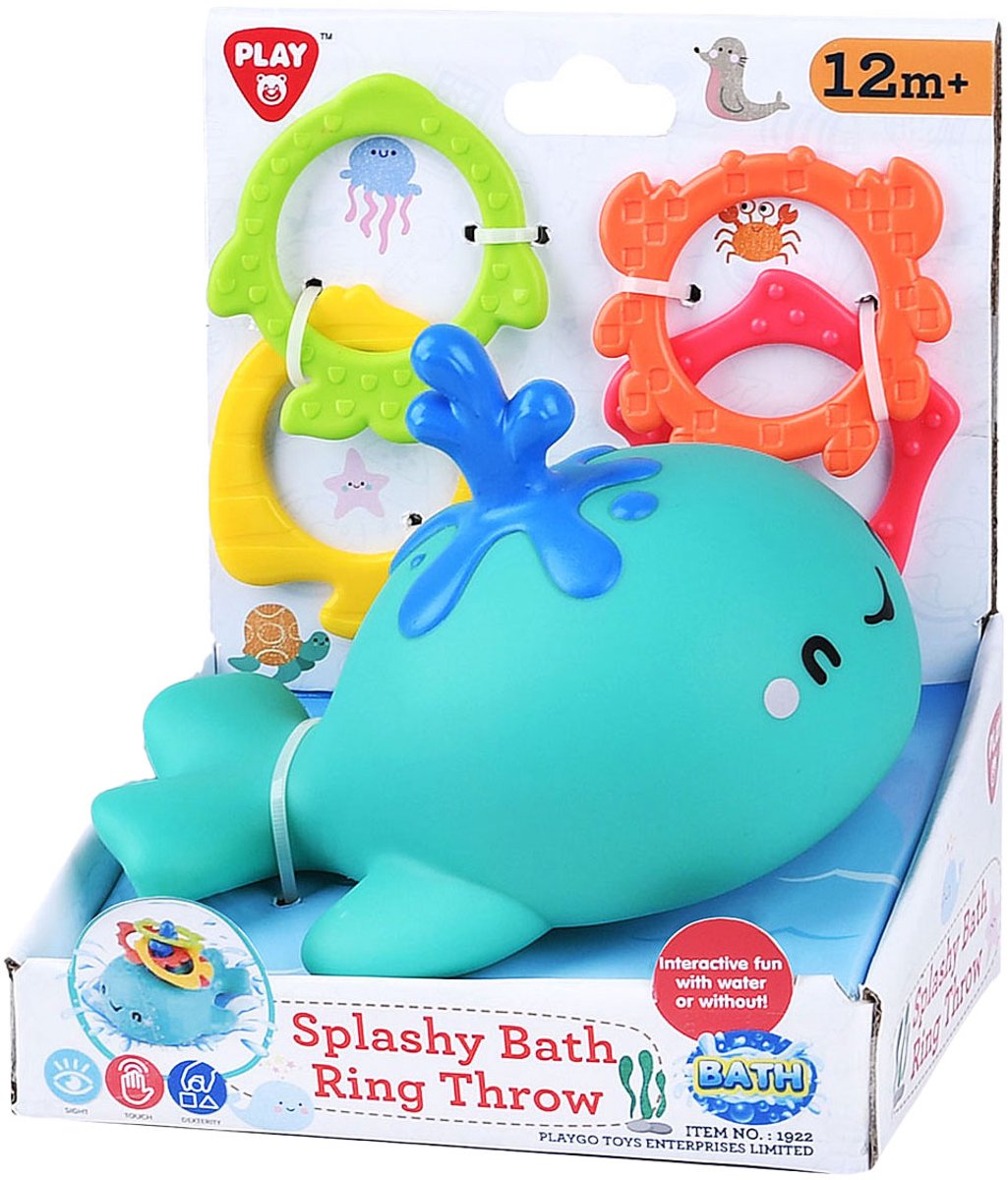 Playgo Badespielzeug Ring werfender Fisch - 5 Stk.