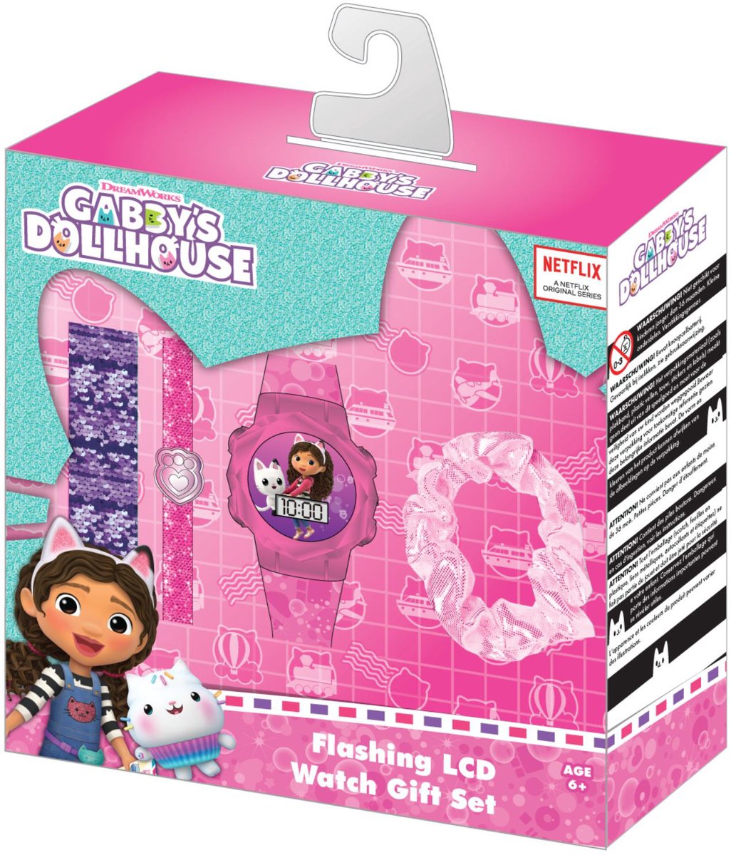 Accutime Gabbys Puppenhaus-Uhren-Geschenkset