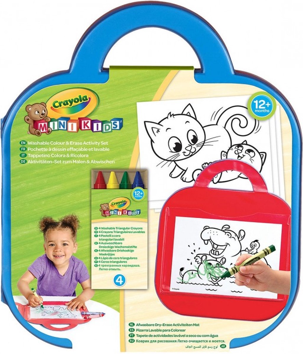 Crayola Mini Kids – Farblöschbare Aktivitätsmatte