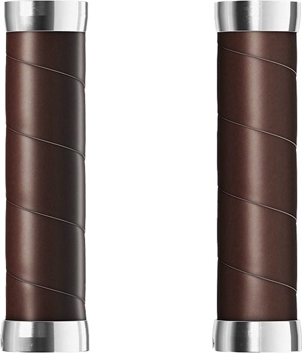 Brooks Handles Slender Ledergriffe 100 mm braun