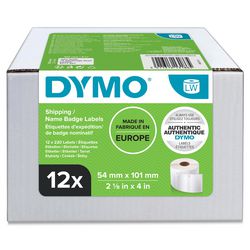 Adresetiketten dymo s0722420 mat wit