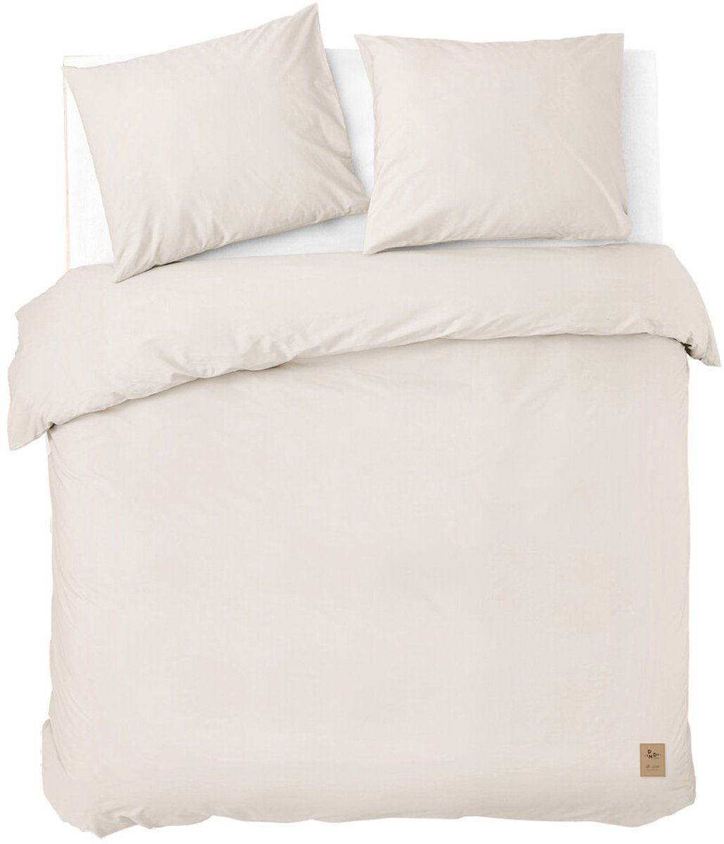 Dindi home dekbedovertrek forever colours - 240x220 - 100% katoen - off white