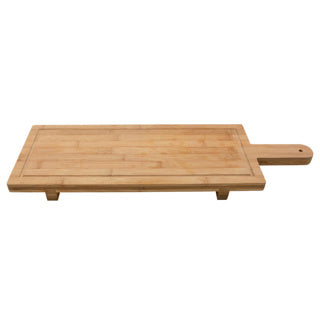 No brand Servierbrett XXL Bambus 88x26x5 cm