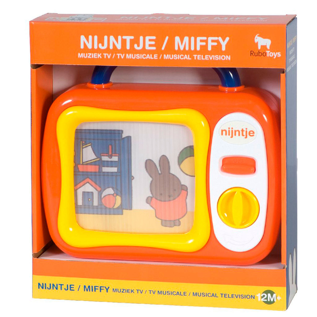 Rubo spielt Miffy, meinen ersten Fernseher