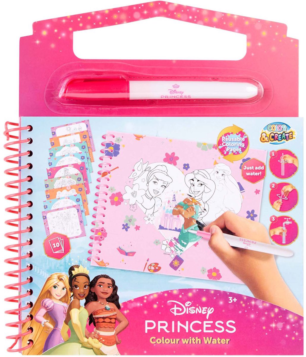 Canenco Disney Princess Malbuch mit Wasser