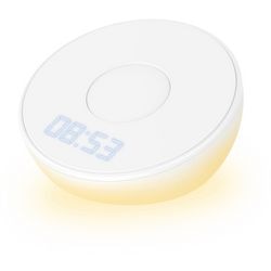 Qi draadloze oplader met wekker xlayer lampje wit