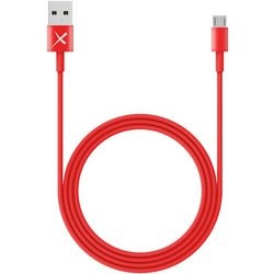 Micro usb-kabel xlayer color line 1 m rood