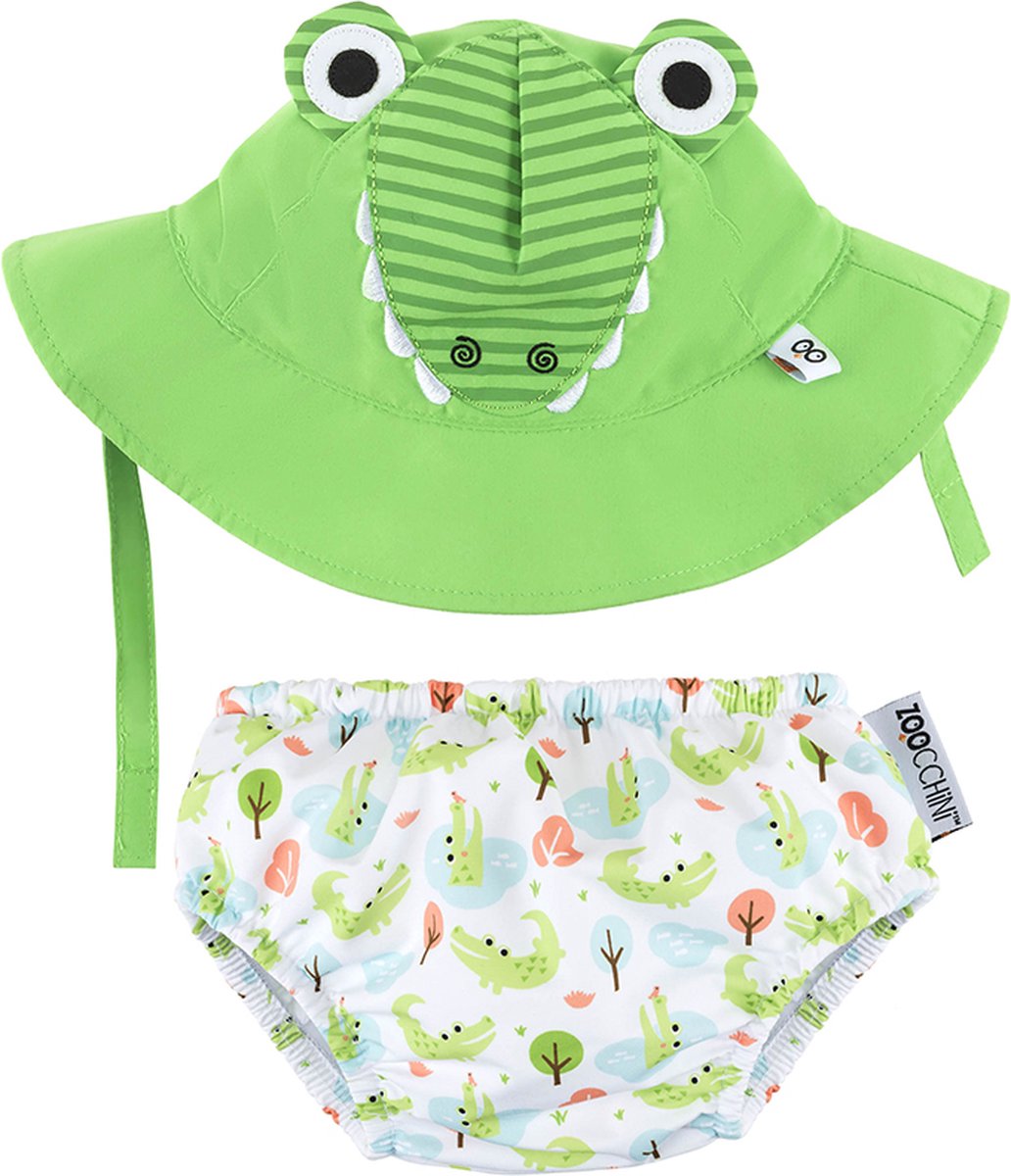 Zoocchini UV-Schwimmwindelset Aidan der Alligator klein