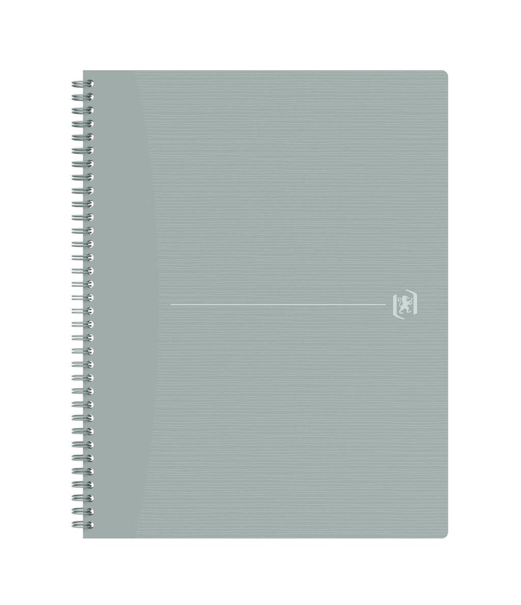 Oxford Origins – nachhaltiges Notizbuch – A4+ – liniert – 70 Blatt – Grau