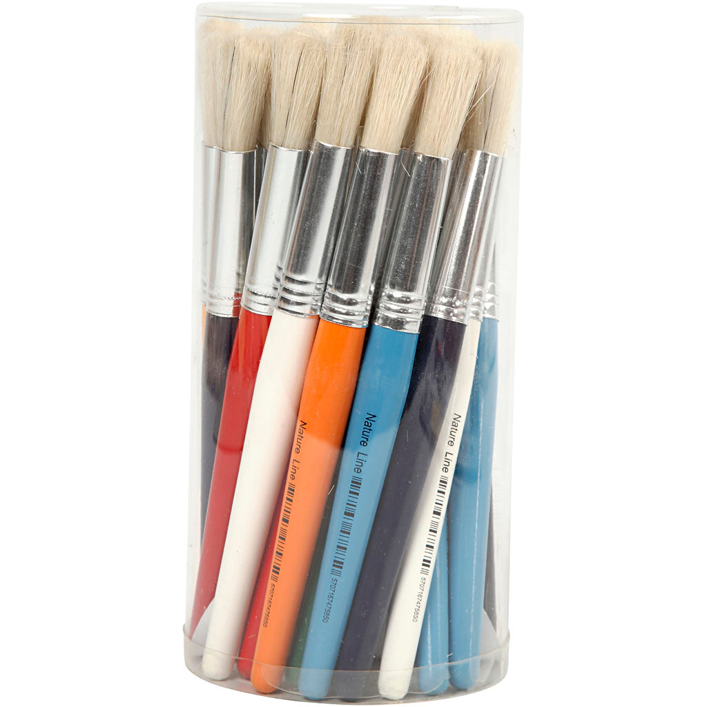 Creativ Company - Creativ Company - Kinderbürsten um 19 cm 30 Stücke