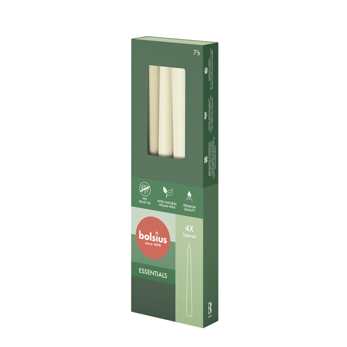 Bolsius Gothic Kerzen Soft Pearl 4x