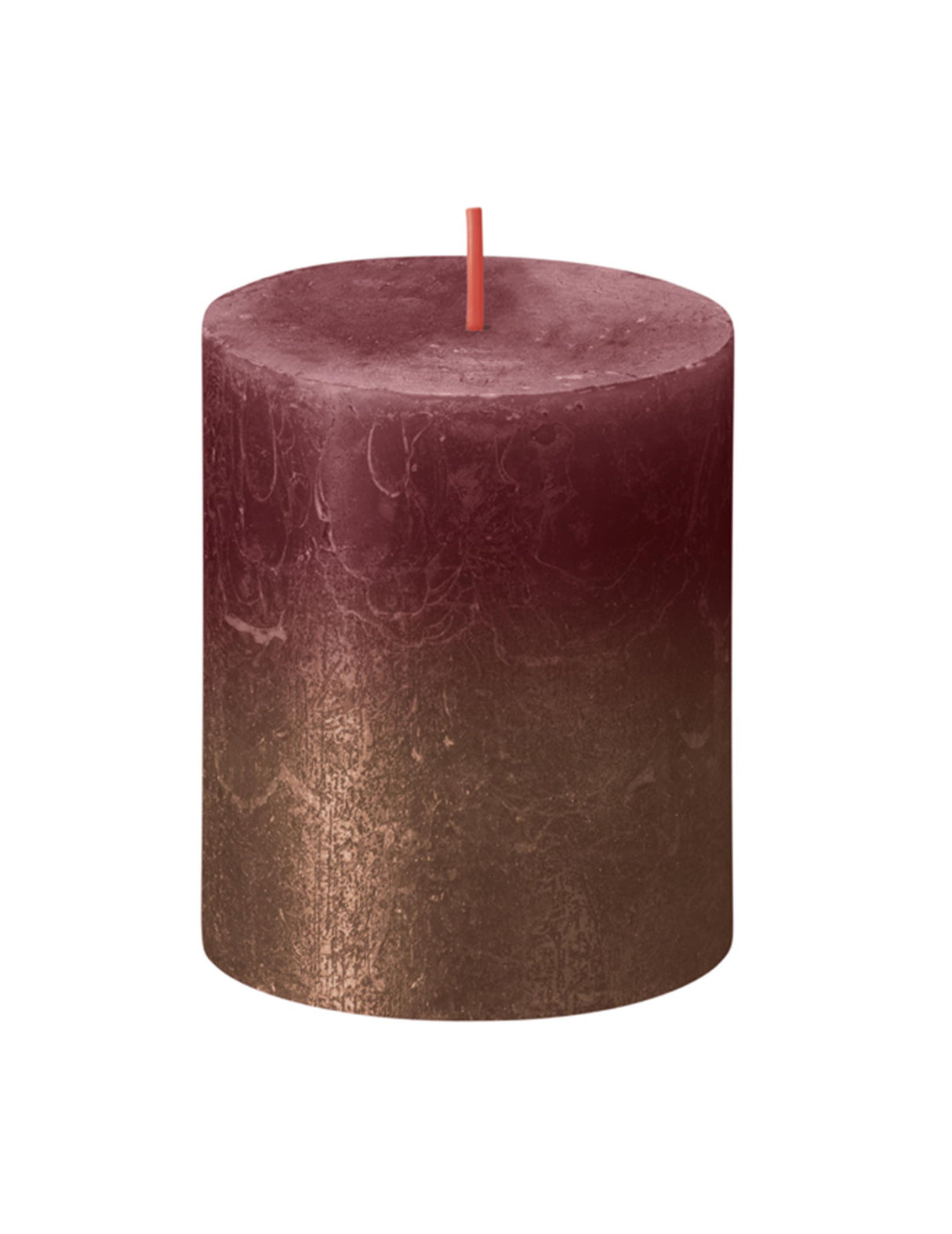 Bolsius Fading-Kerze 80 68 Rot + Kupfer