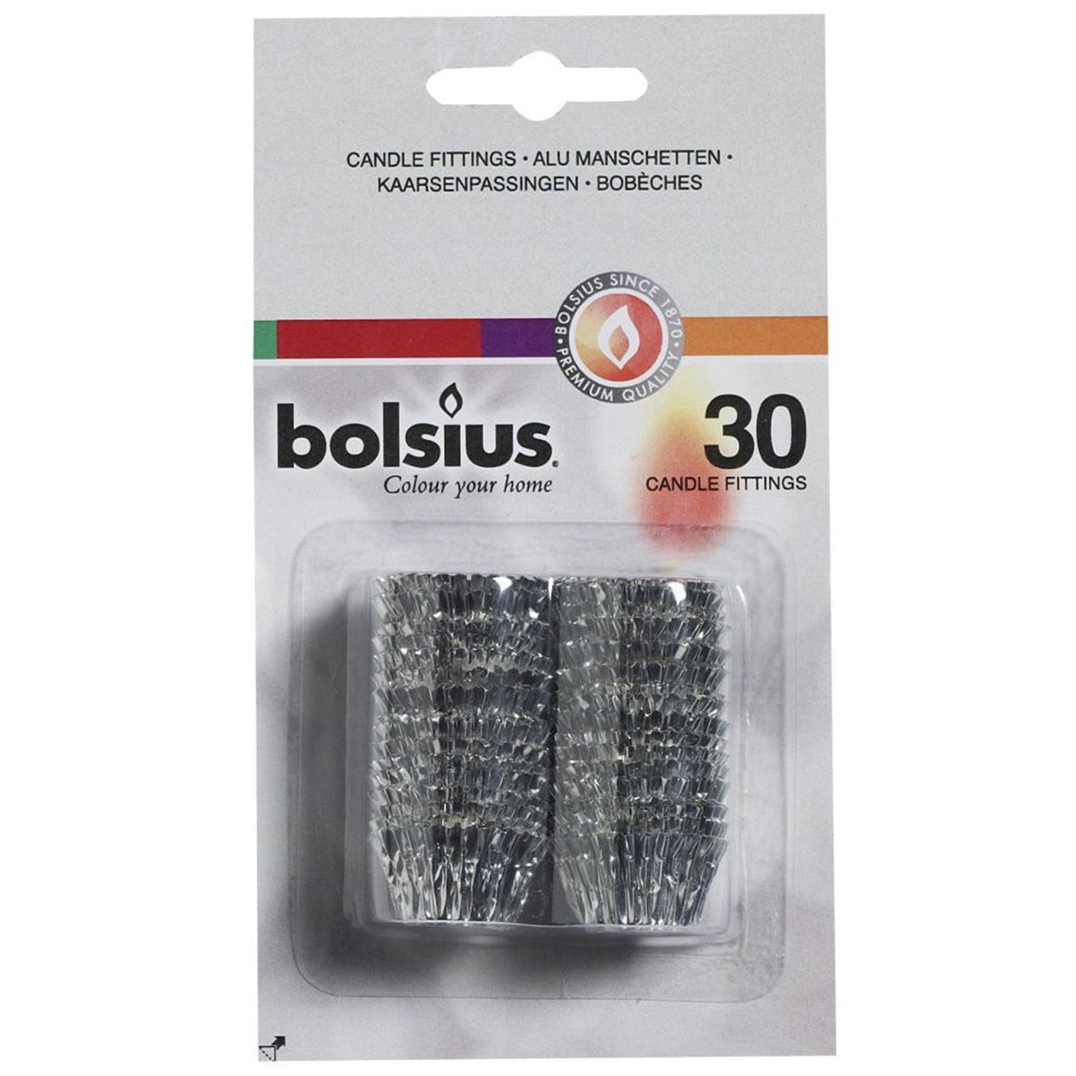 Bolsius Kerzenbesatz 30 Stück | 3 Stück