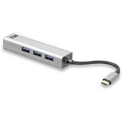 Abi USB-C-Hub act ac7055 grau 0,15 m