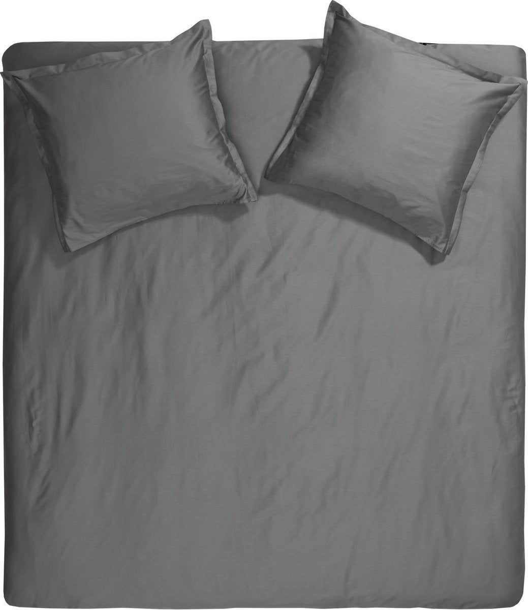 Cinderella sundays dekbedovertrek - extra breed - satijn - 260x200 220 cm - antraciet