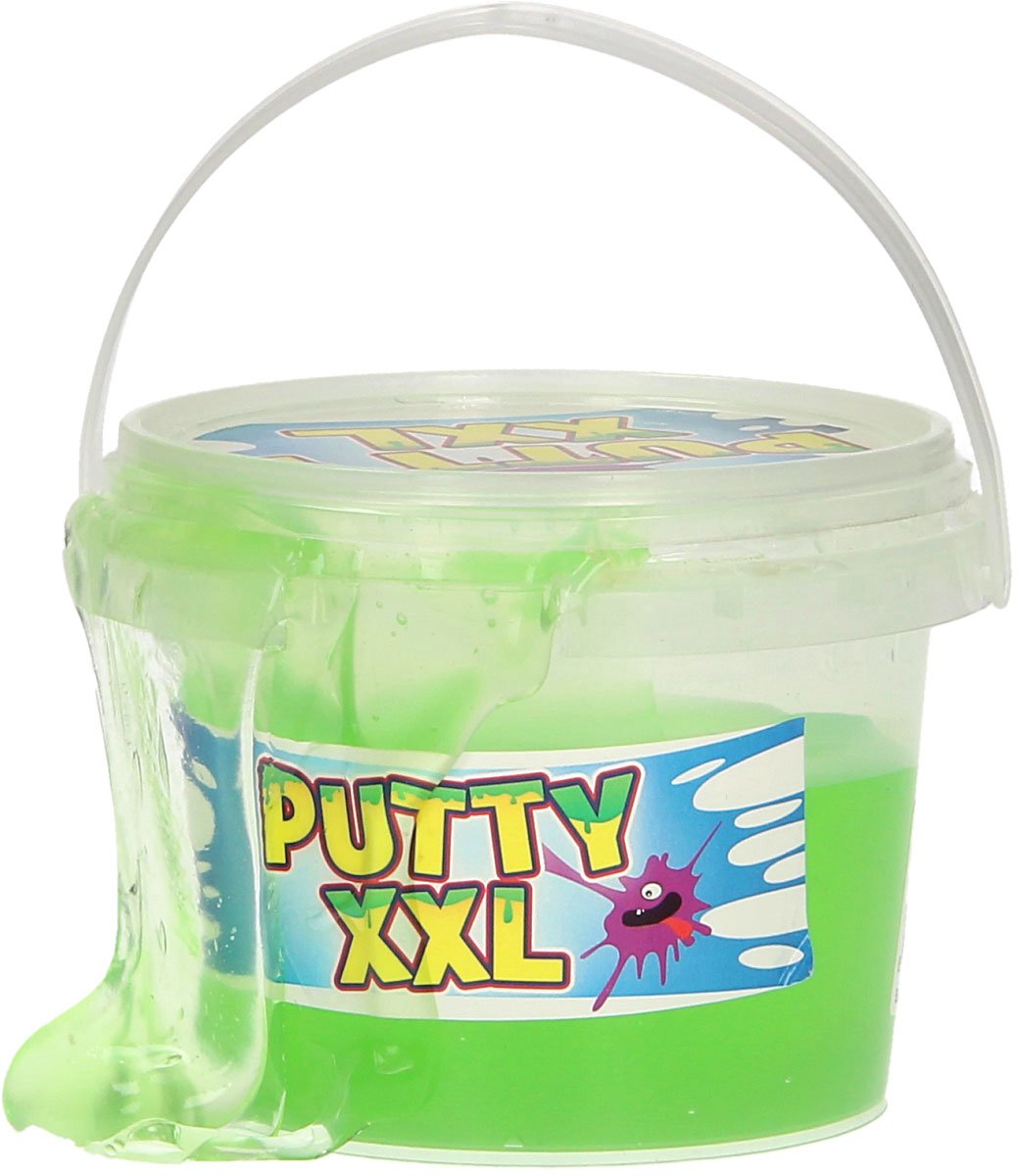 Van Manen Slime Bucket Putty XXL Glitter Junior 350 Gramm blau