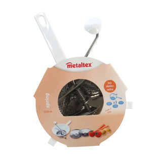 Metaltex Passiersieb 20 cm Edelstahl weiß