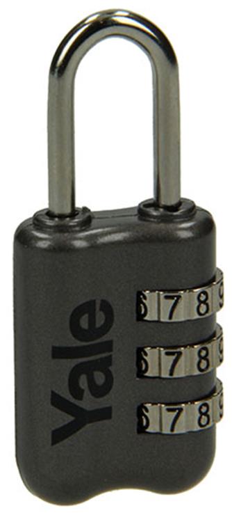 Yale 1018569 - bagage-cijferhangslot grijs yp2 23 128 1g 23mm | 5 stuks