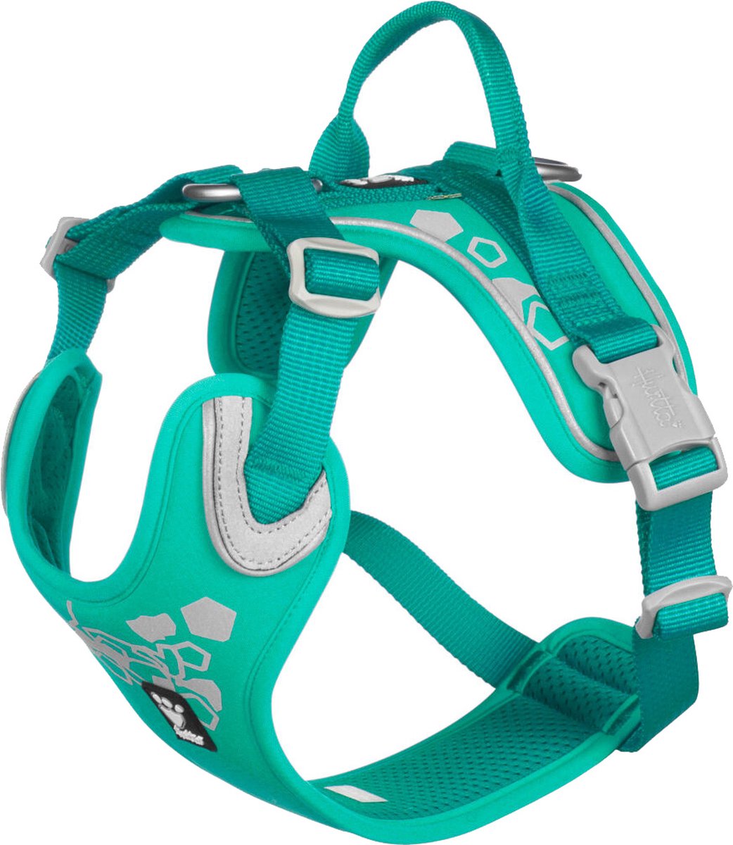 Hurtta - hondentuig - weekend warrior - harness voor honden - kleur: peacock - 40-45 cm
