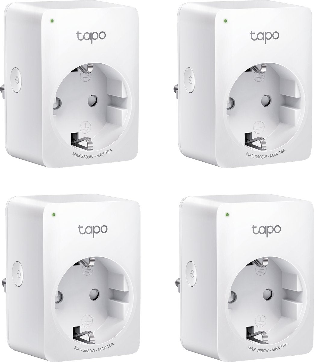 TP-Link Tapo P110 (4-Pack) Mini Smart WiFi-Stop-Kontakt