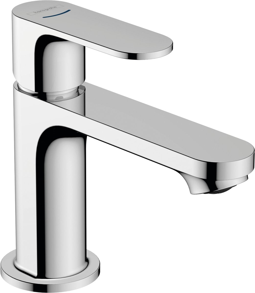 Hansgrohe rebris s – WC-Wasserhahn – Einhebelbedienung – ohne Ablaufgarnitur – 80 mm Größe – für Kaltwasser – Chrom