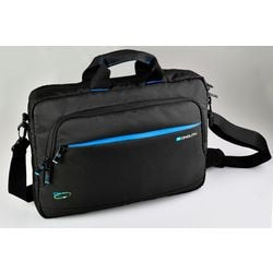 Laptoptas monolith blue line 3314 zwart