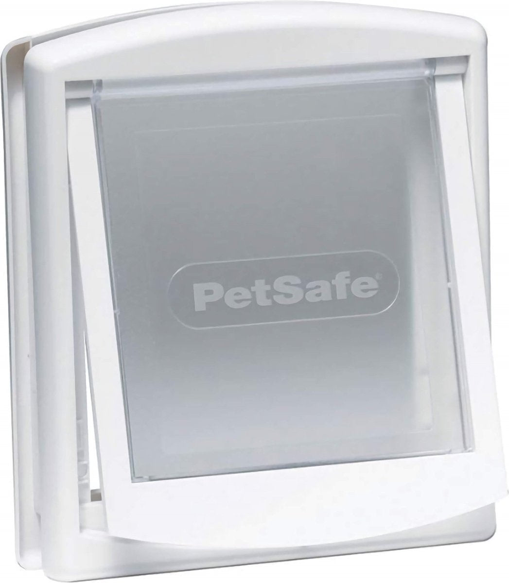 Petsafe Katzenklappe klein weiß transparent