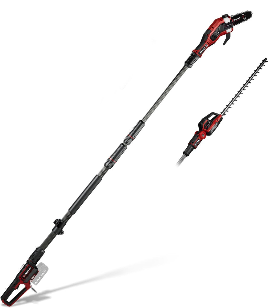 Einhell Profi-Akku-Garten-Multitool GP-HC 18 5020 Li T BL-Solo (Rot Schwarz, Akku und Ladegerät nicht im Lieferumfang enthalten)