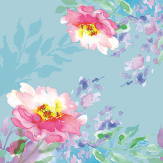 Duni Servietten Flowy Floral 33x33 cm | 12 Stück
