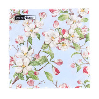 Duni Servietten Frühlingsbaum 33x33 cm | 12 Stück