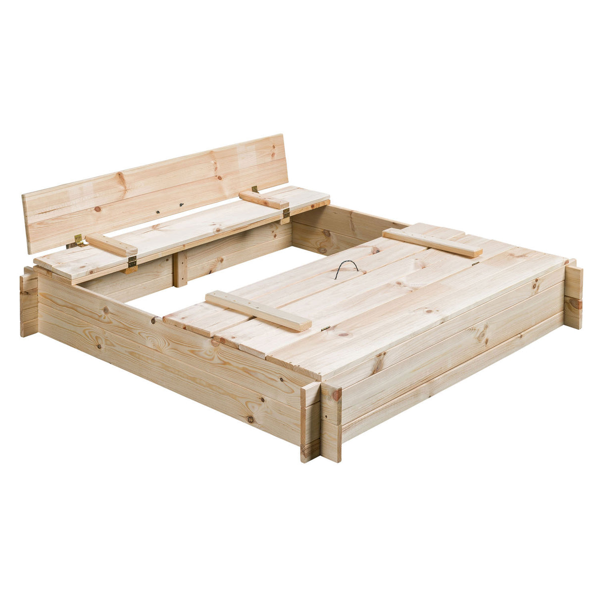 Schwingende hölzerne Sandbox Blank - Gucio