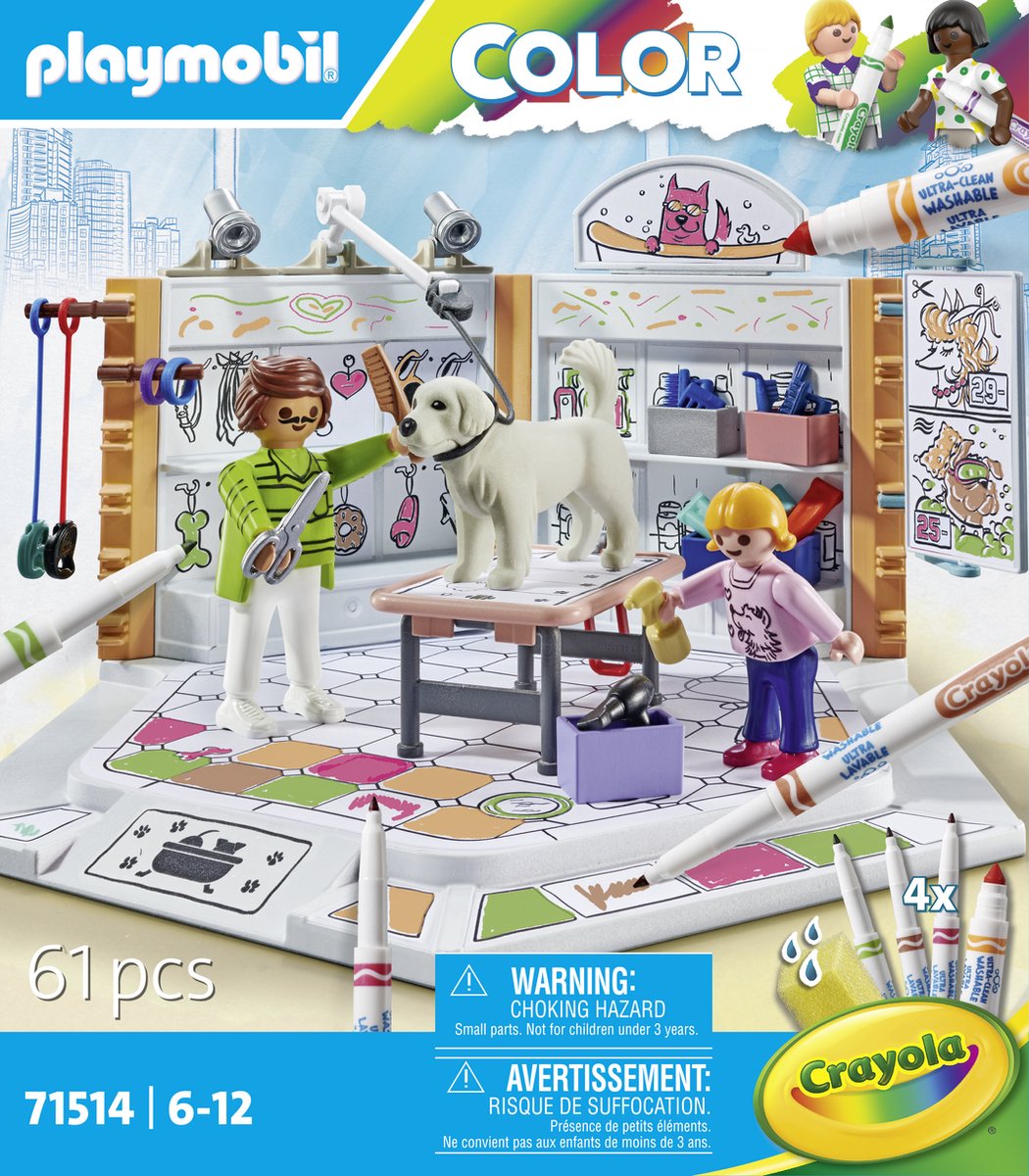 Playmobil-Farbsalon für Hunde