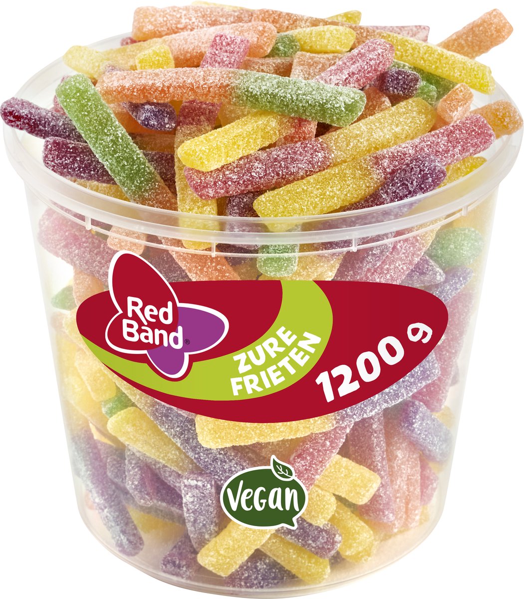 Rote Band-Sauer-Pommes (100 Stück)