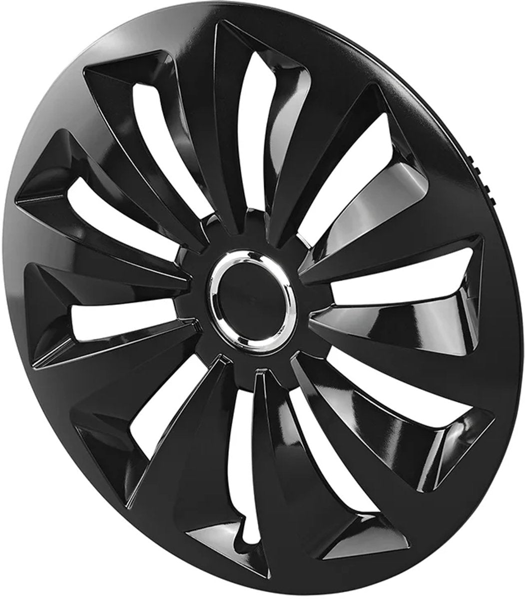 PREPLUS HUBCAPS 4 ST FOX 14 Schwarz