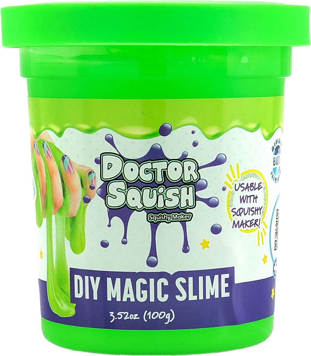 Boti Doctor Squish Slime Green, 100 Gramm