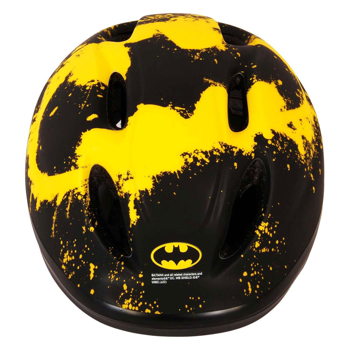 Skate Fahrradhelm Batman Junigoud 52-56 cm schwarz gelb