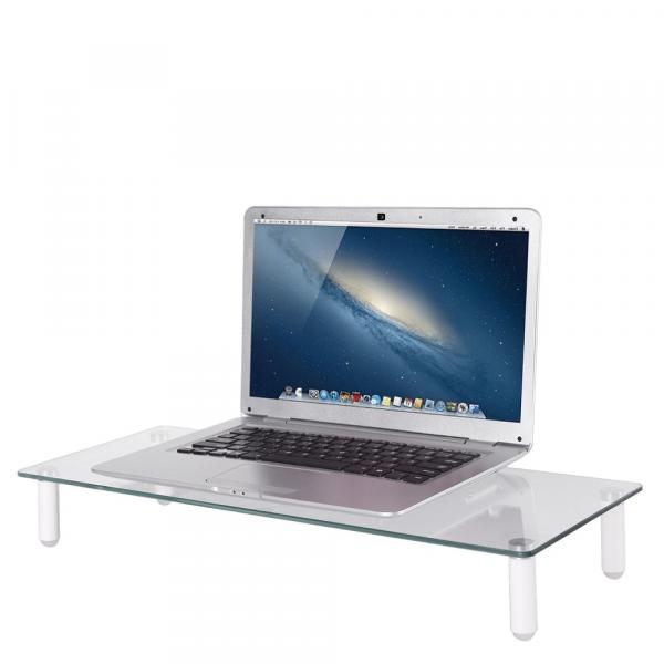 Neomounts NSMonitor10 LCD-CRT-Monitor, Standard-Heber, 25 kg max., transparent, modernes Design
