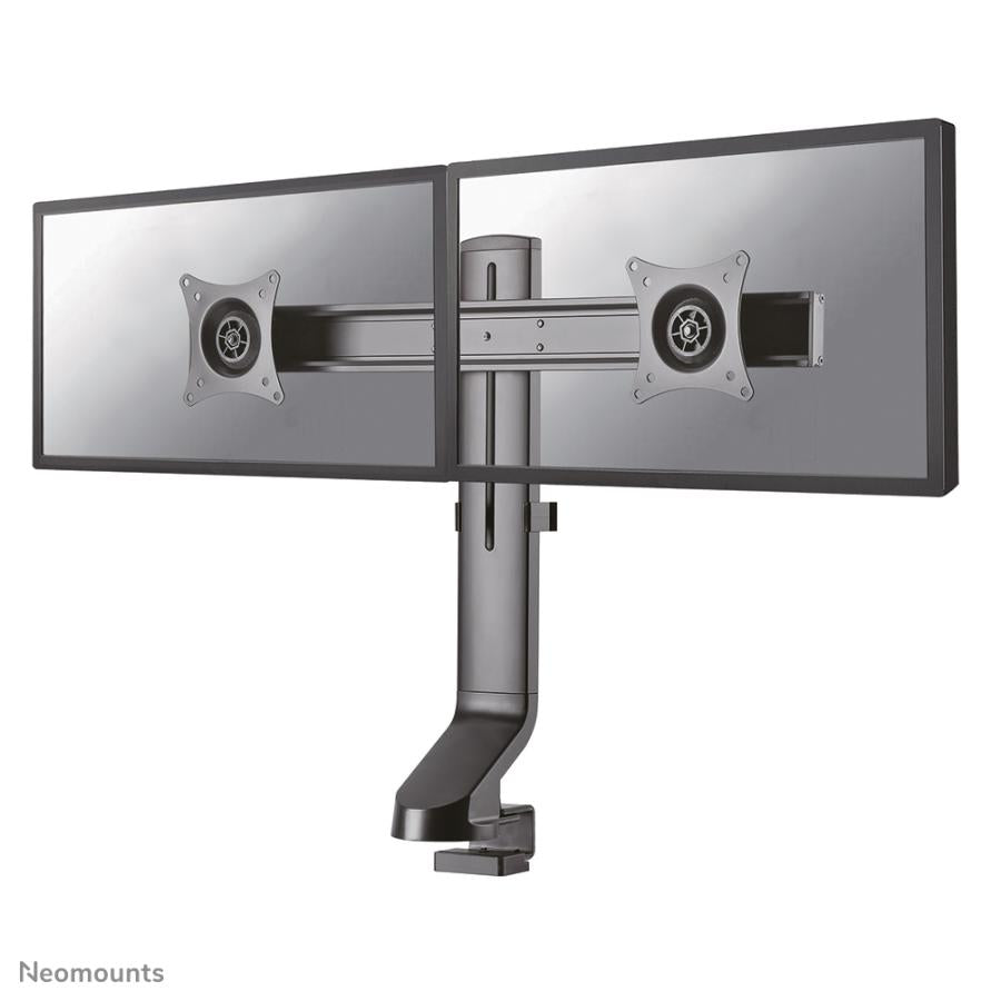 Neomounts FPMA-D860DBlack Flatscreen BureAuteun, 2x 10-27 7 kg, 26-45 cm, 75x75 100x