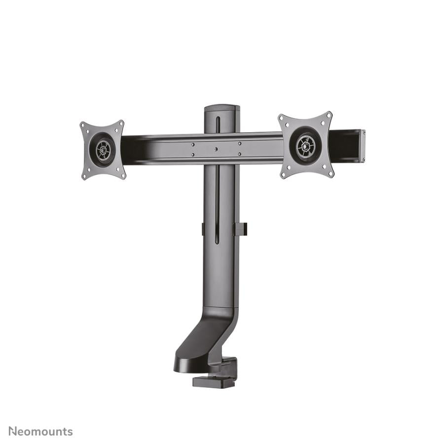 Neomounts FPMA-D860DBlack Flatscreen BureAuteun, 2x 10-27 7 kg, 26-45 cm, 75x75 100x
