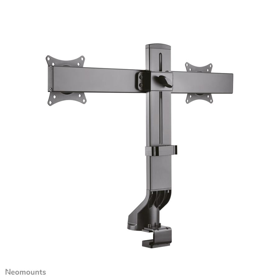 Neomounts FPMA-D860DBlack Flatscreen BureAuteun, 2x 10-27 7 kg, 26-45 cm, 75x75 100x