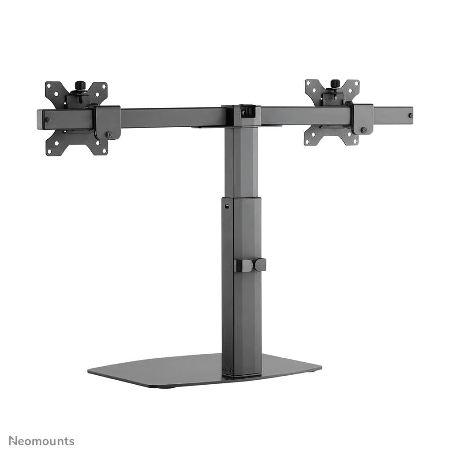 Neomounts FPMA-D865DBlack Flatscreen BureAuteun, 2x 10-27, 12 kg, 35-46 cm, 75x75 100x
