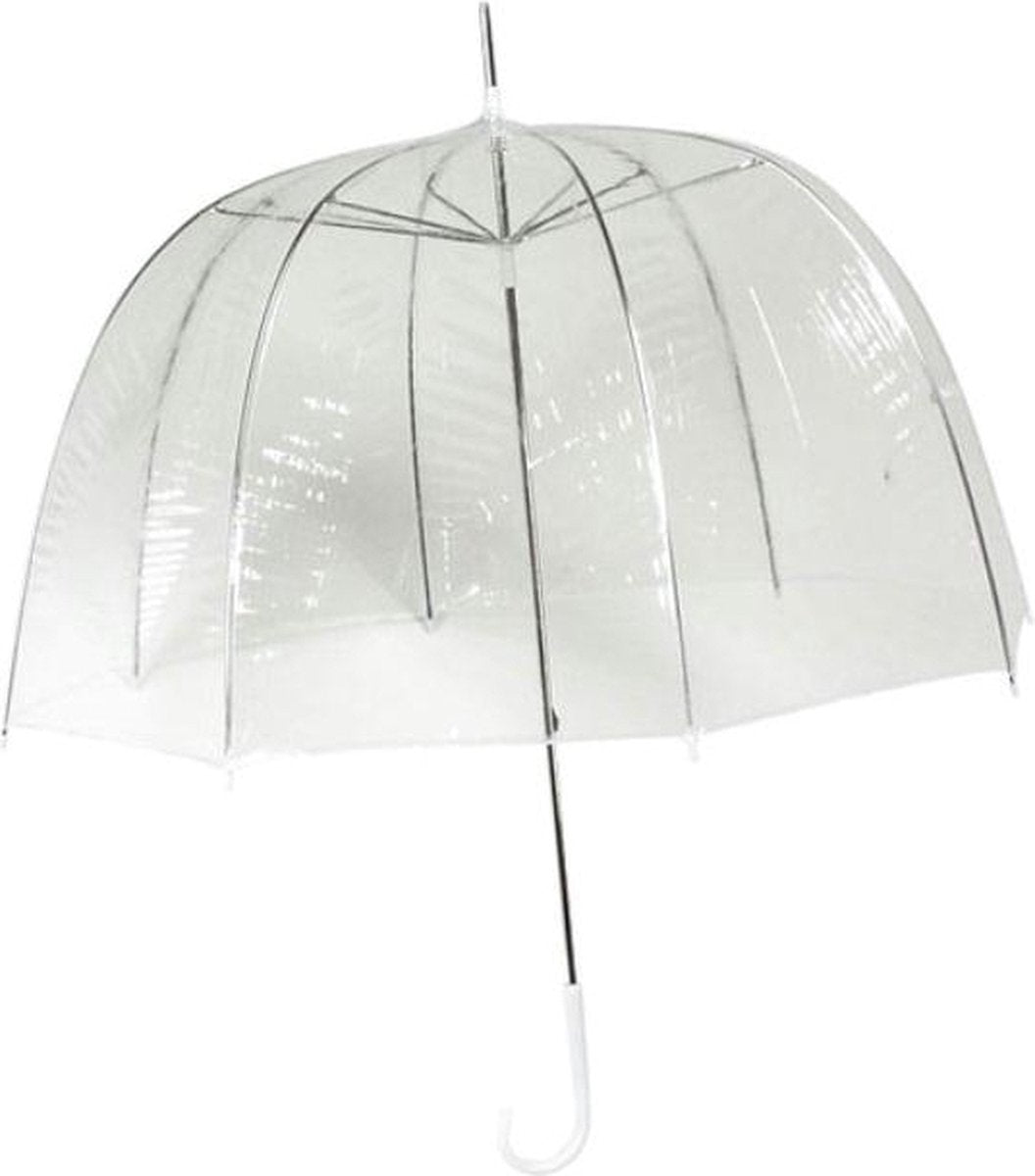 Impliva Kuppelschirm – 75 cm Durchmesser – transparent