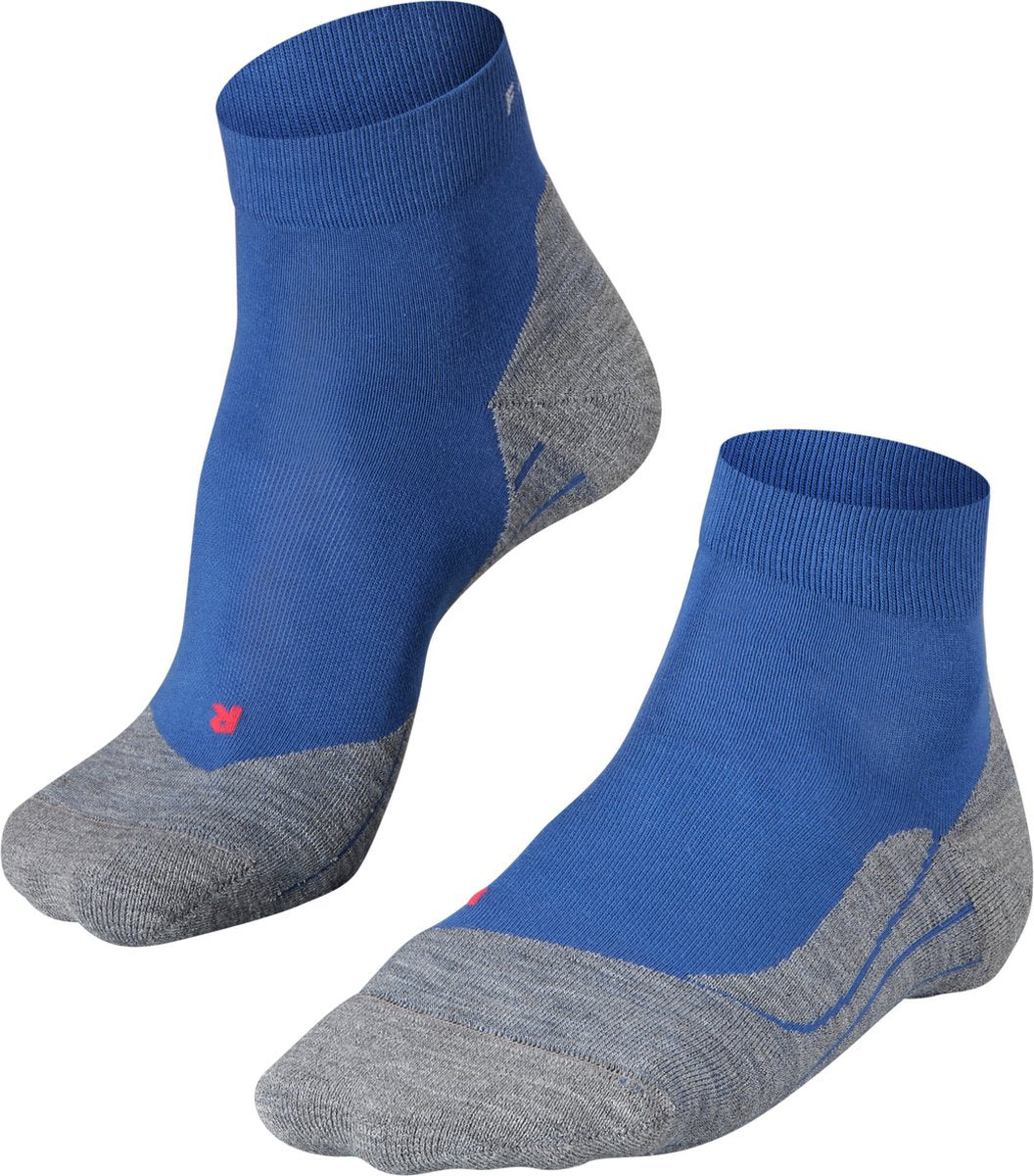 Falke ru4 kurze Anti-Blasen-Baumwoll-Funktionsmaterial-Laufsocken Herren blau – Größe 42-43