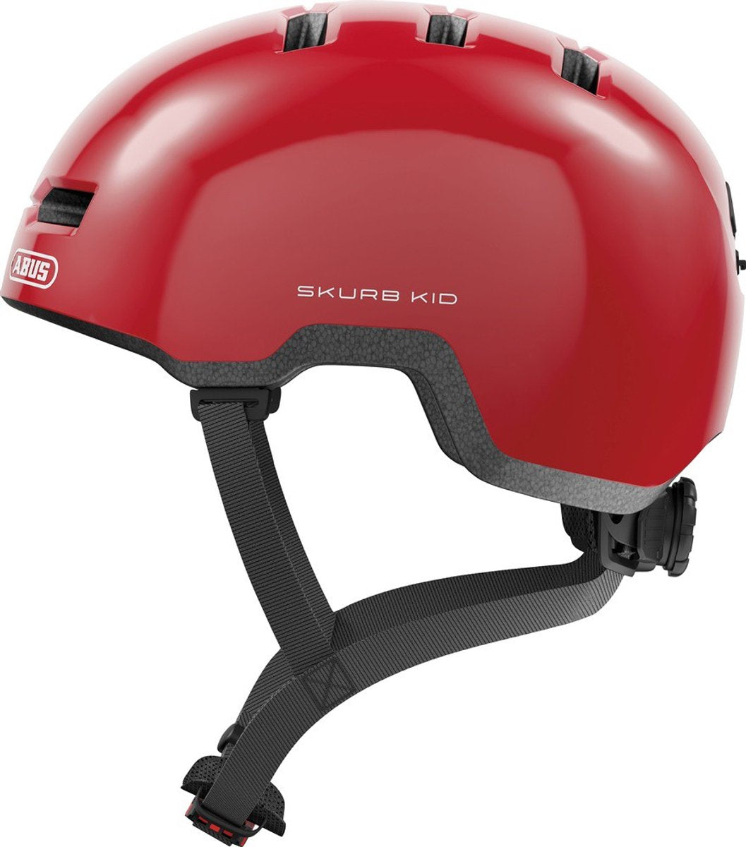 Abus Helm Skurb Kid glänzend rot S 45-50cm