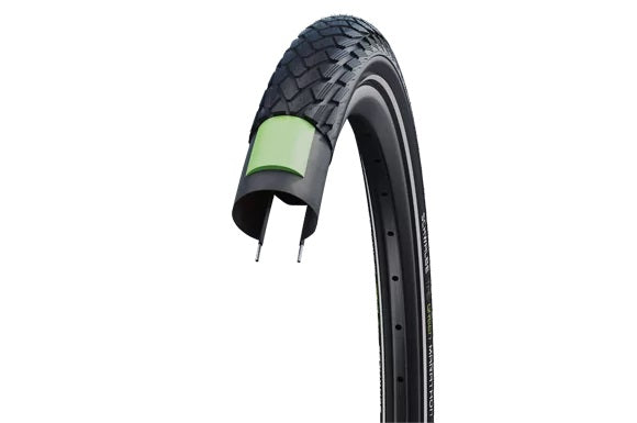 Schwalbe Vorderradgabel 28x1,25 grün Marathon