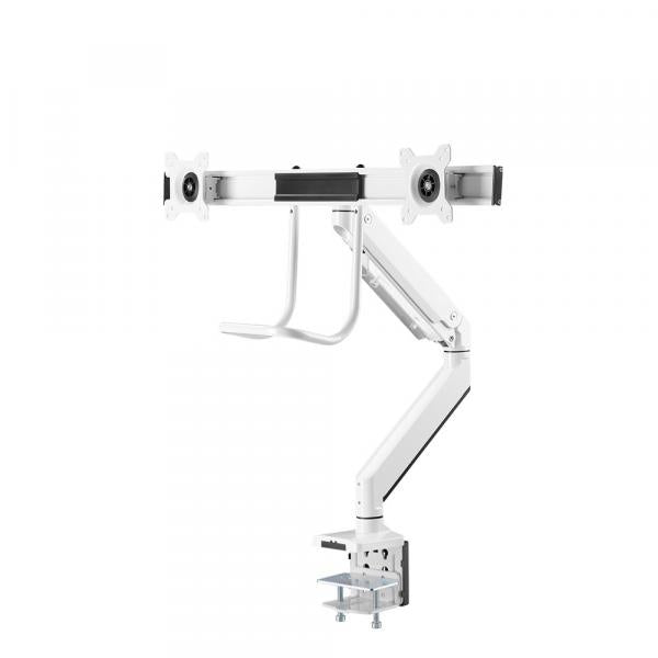 Neomounts NM -D775DXWHITE Flat -Screen -TV -Schreibtischhalterungsklemme 8 kg, 10 - 32, 100x100 mm, WHI