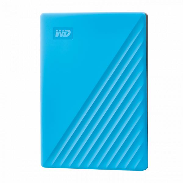 Western Digital wdbpkj0040bbl-wesn My Passport externe Festplatte, 4 TB, USB 3.2 Gen 1, blau